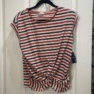 Lucky brand striped Tshirt small